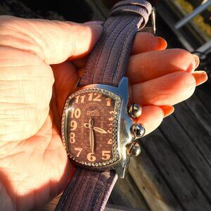 RARE, Cool, Unique Retro-Style Women's 'EOS New York' Watch, Stainless Steel